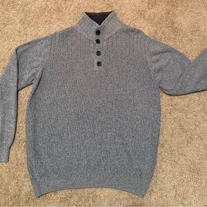 Oscar de la Renta Gray Turtleneck Sweater